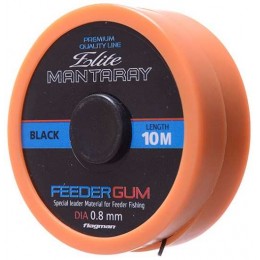 Фидергам (амортизатор) для фидера Flagman Mantaray Elite FEEDER GUM 0.80 мм 10 м черный