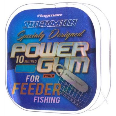 Фидергам (амортизатор) для фидера Flagman Sherman Feeder Gum 0.80 мм 10 м прозрачный