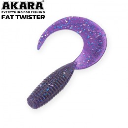 Силиконовая приманка AKARA Fat Twister 40мм цвет X040 (уп. 10 шт.)