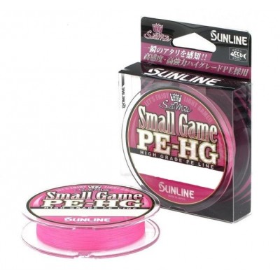 Плетенка Sunline Small Game PE-HG X4 0,074мм 150м розовый