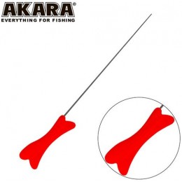 Удочка зимняя Akara RKW1 хлыст Hi Carbon 1 составной 38 см цвет красный
