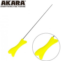 Удочка зимняя Akara RKW1 хлыст Hi Carbon 1 составной 38 см цвет желтый