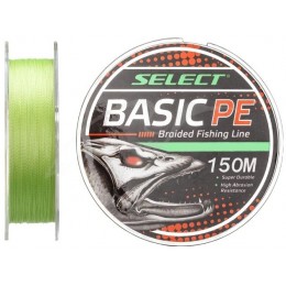 Плетенка Select Basic PE X4 150м салатовый 0.04мм