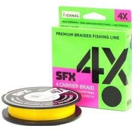 Плетенка Sufix SFX 4X желтая 135м 0.185мм