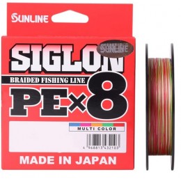 Плетенка Sunline Siglon PE X8 200м 0,094мм многоцветный