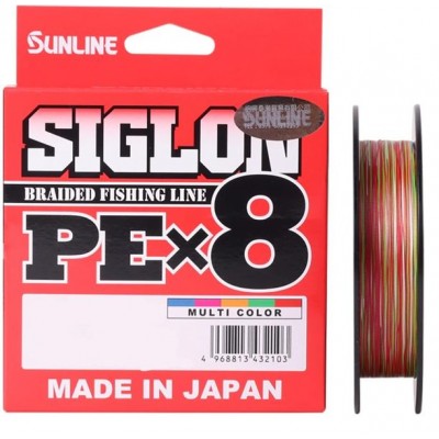 Плетенка Sunline Siglon PE X8 200м 0,132мм многоцветный