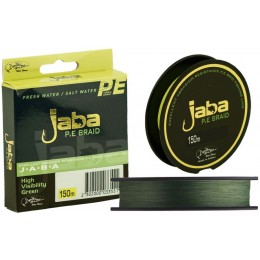Плетенка Серебряный ручей Jaba Line X4 цвет тёмно-зелёный 150м 0.06мм