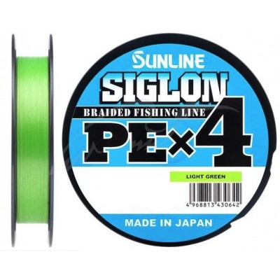 Плетенка Sunline Siglon PE X4 300м салатовый #2,0 0,242мм