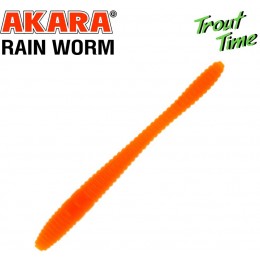 Силиконовая приманка Akara Trout Time Rain-Worm 2.5 Cheese 100 (10 шт.)