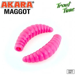 Силиконовая приманка Akara Trout Time MAGGOT 1,3 Cheese цвет 420 (12 шт,)