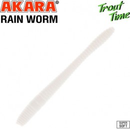 Силиконовая приманка Akara Trout Time Rain-Worm 2.5 Shrimp цвет 02T (10 шт.)