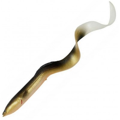 Силиконовая приманка Savage Gear LB 3D Real Eel Loose Bodyl 200 27гр цвет Dirty Eel (1шт)