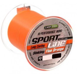 Леска Carp Pro Sport Line Fluo Orange 300м 0,310мм