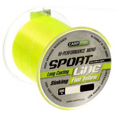 Леска Carp Pro Sport Line Fluo Yellow 300м 0.286мм