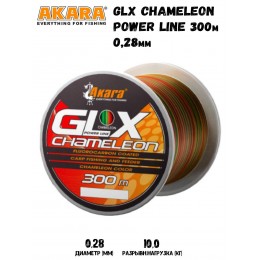 Леска Akara GLX Chameleon Power Line 300 м 0,28