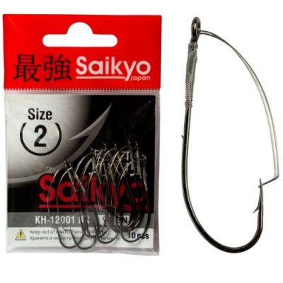 Крючок одинарный Saikyo KH-12001 BN №2 (10шт)