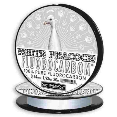 Флюрокарбон BALSAX WHITE PEACOCK FLUOROCARBON 0.22 мм 100 м 4.36 кг цвет ПРОЗРАЧНЫЙ