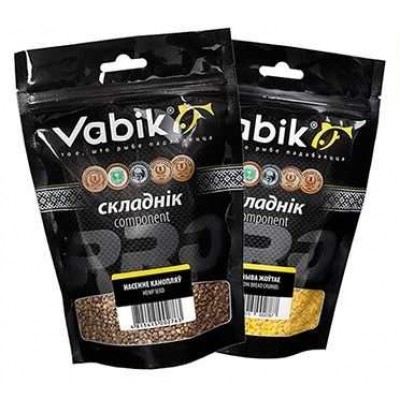 Добавка в прикормку Vabik Семена конопли жаренные молотые 150 гр