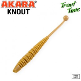 Силиконовая приманка Akara Trout Time KNOUT 2.5 Garlic цвет 445 (10 шт)