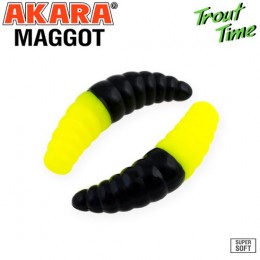 Силиконовая приманка Akara Trout Time MAGGOT 1.6 Cheese цвет 419 (10 шт)