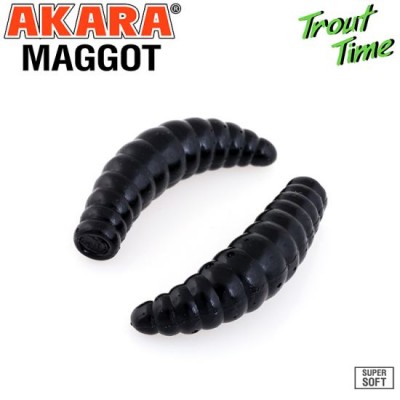 Силиконовая приманка Akara Trout Time MAGGOT 1.6 Shrimp цвет 422 (10 шт)