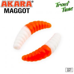 Силиконовая приманка Akara Trout Time MAGGOT 1.6 Shrimp цвет 436 (10 шт)