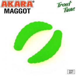 Силиконовая приманка Akara Trout Time MAGGOT 1.6 Cheese цвет 452 (10 шт)
