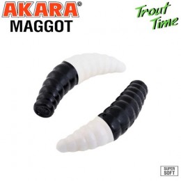 Силиконовая приманка Akara Trout Time MAGGOT 1.6 Cheese цвет 456 (10 шт)