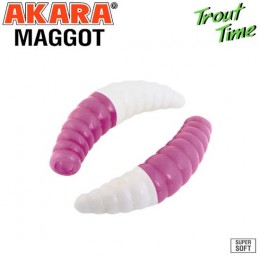 Силиконовая приманка Akara Trout Time MAGGOT 1.6 Cheese цвет 461 (10 шт)