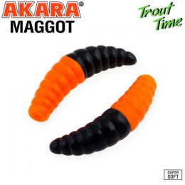 Силиконовая приманка Akara Trout Time MAGGOT 1.6 Cheese цвет 99T (10 шт)