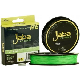 Плетенка Серебряный ручей Jaba Line X4 цвет флуоресцентно зелёный 150м 0,24мм