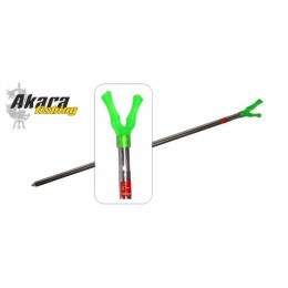 Стойка для удилищ двухколен. тел. нерж. V-обр. 120 см с фиксатором