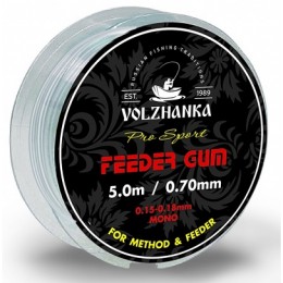 Фидергам Волжанка "Feeder Gum" 0.5 мм. 5м прозрачный
