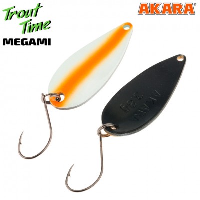 Блесна Akara Trout Time Megami 43 6,5гр цвет 59P фосфорная Блесна Akara Trout Time Megami 43 6,5гр цвет 59P фосфорная