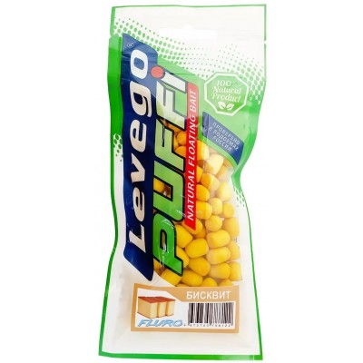 Искусственная кукуруза Levego Corn puff Fluro бисквит 15гр
