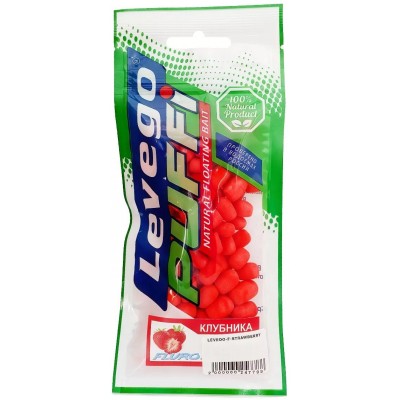 Искусственная кукуруза Levego Corn puff Fluro клубника 15гр Искусственная кукуруза Levego Corn puff Fluro клубника 15гр
