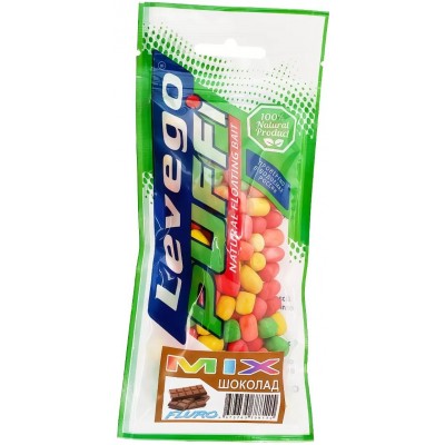 Искусственная кукуруза Levego Corn puff Fluro шоколад микс 15гр