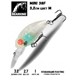 Воблер Bearking Mini 38F цвет M