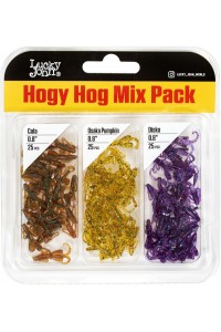 Силиконовая приманка Lucky John Pro Series HOGY HOG 0,8" цвет MIX1 (75шт)