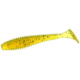 Силиконовая приманка Flagman MYSTIC FISH FAT 3,3" цвет 112 Chartreuse (4шт)