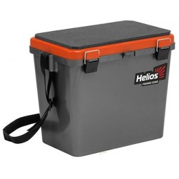 Ящик зимний Helios 19л односекционный серый/оранжевый (HS-IB-19-GO-1)