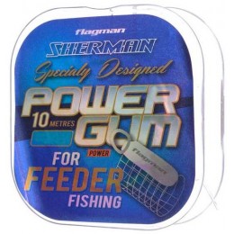 Фидергам (амортизатор) для фидера Flagman Sherman Feeder Gum 0.60 мм 10 м прозрачный
