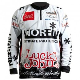 Футболка NORFIN - LUCKY JOHN белая размер M