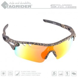 Очки поляризационные Tagrider N17-45 Gold Red Mirror