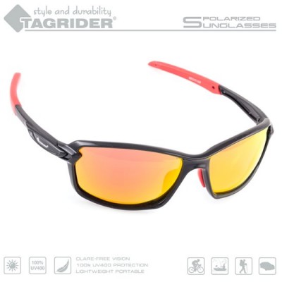 Очки поляризационные Tagrider N20-45 Gold Red Mirror