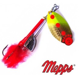 Блесна MEPPS LUSOX # 2 цвет Fluo Gold
