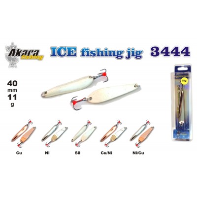 Блесна AKARA ICE 3444 11 гр цвет Sil