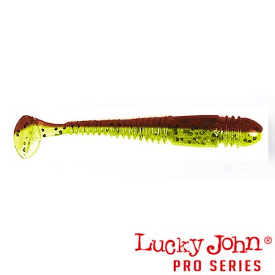 Силиконовая приманка LUCKY JOHN Pro Series TIOGA 3.4" цвет T44 (уп. 6шт)