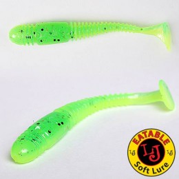 Силиконовая приманка LUCKY JOHN Pro Series TIOGA 2.9" цвет T18 (уп. 7шт)