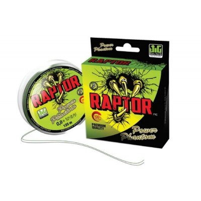 Плетенка Power Phantom Raptor PE 135м зеленый fluo #1,5 0,2мм 15,4кг